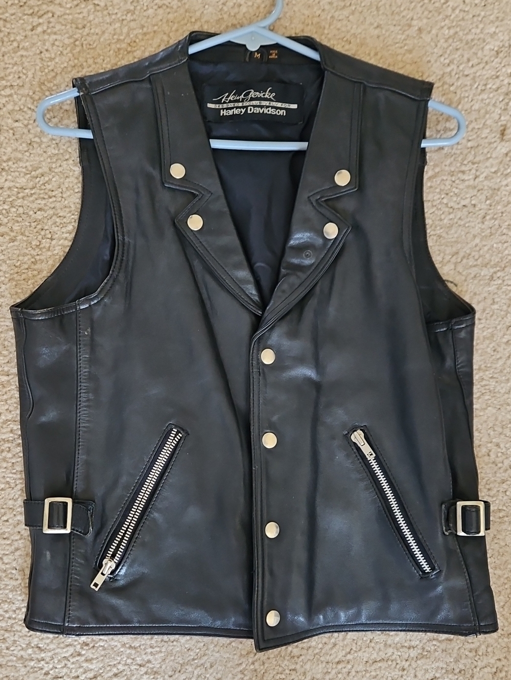 Harley Davison Leather Vest
